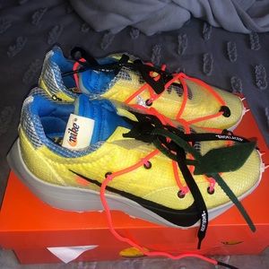 Off-white x Nike vapor street in yellow